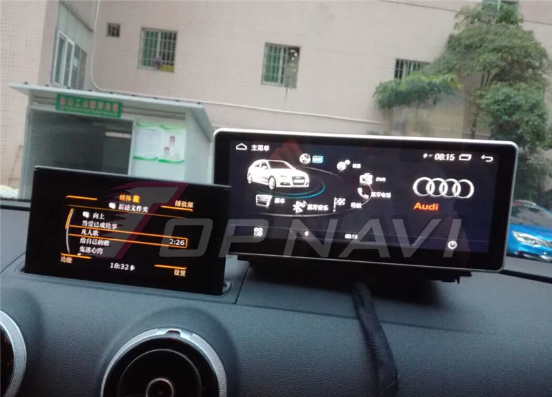 Topnavi Android 7,1 автомобильный медиацентр радио для AUDI A3() Стерео gps навигация без DVD четырехъядерный аудио