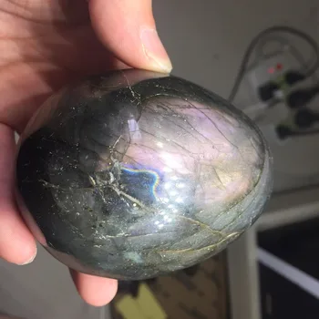 

SB44(532g) Natural Minerals Labradorite Egg Polished Minerals Gift 2018 Crystal Present Decoration Healing Stone for Sale