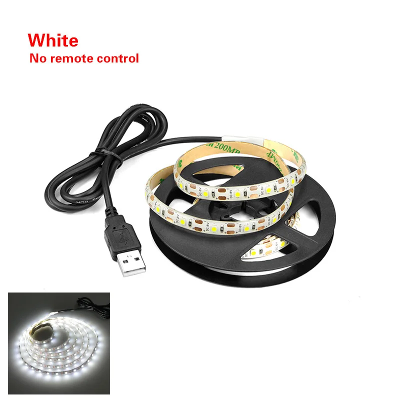 1 м 2 3 4 5 USB зарядное устройство светодиодный светильник в постоянного тока 3528 SMD