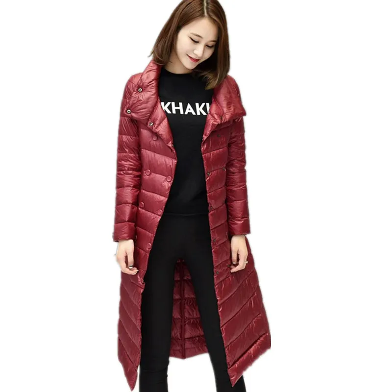 Le Femmes Poids Femelle Long De Survêtement gray Mode Très army Bas Green Red Hiver Manteau Lumière Automne Lxt52 wine Veste Vers Slin Coton Nouvelle Black Ultra ffPv0TW