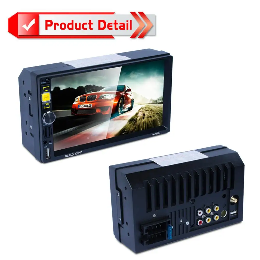 

7-Inch Full HD 1080P Car Bluetooth Media MP5 Player GPS Navigator Android Phone Image HD Rearview Car Multimedia Player