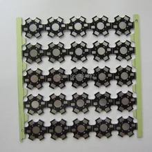 1 Вт 3 Вт 5 Вт высокомощный светодиодный печатная плата Алюминиевая звезда Базовая пластина печатная плата 20 мм диаметр для DIY Falsh светильник фонарь светильник