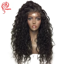 Hesperis 13*6 inch Lace Front Human Hair Wigs Pre Plucked Baby Hair 150 Density Brazilian Hair Curly Lace Wigs For Woman