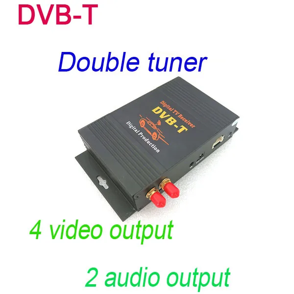 Цифровая ТВ-приставка Dual tunner DVB-T в автомобиле dvd только что проданный вместе с
