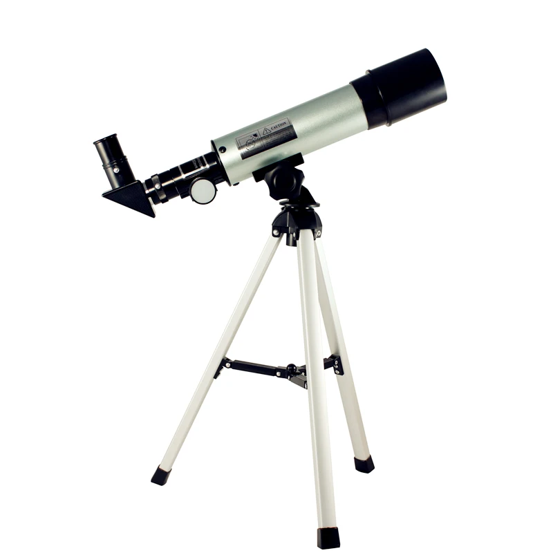 Астрономический монокулярный телескоп 360/50 мм для детей, обучающий подарок со звездами и бесплатным штативом для наблюдения за космосом и Луной