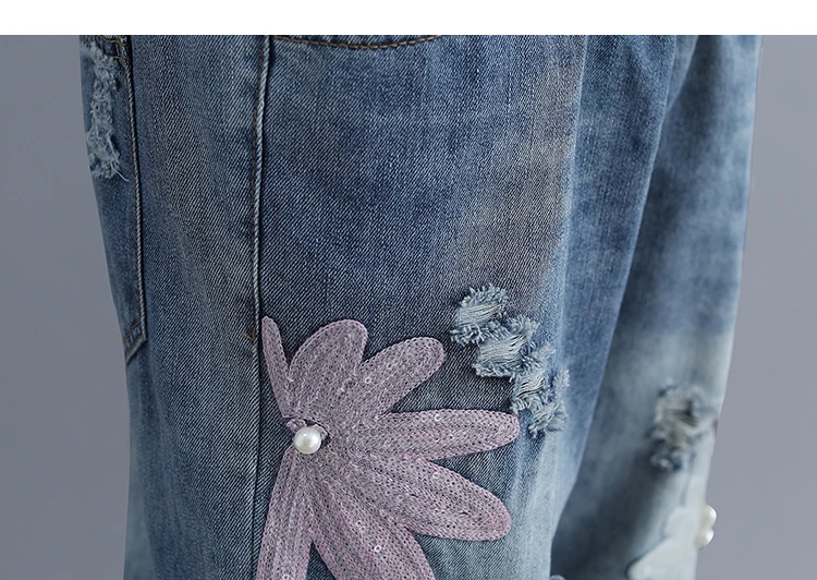 Дешевая новинка осень зима горячая распродажа женские модные повседневные джинсовые брюки FP99