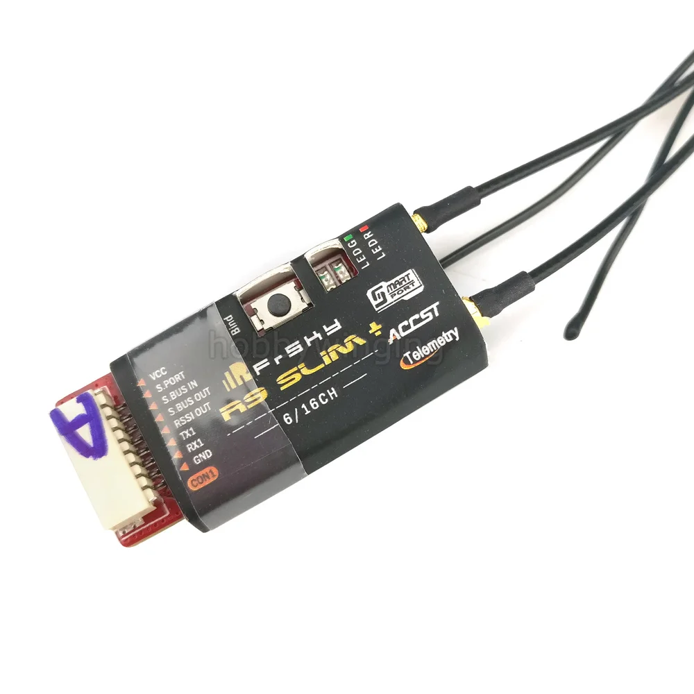 

FrSky R9 Slim+ Receiver Optimized 900MHz long range receiver with 2 detachable antennas