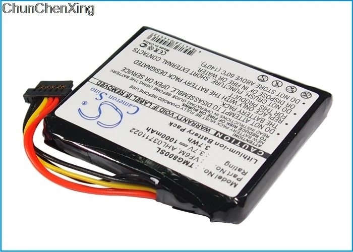 Аккумулятор Cameron Sino 1000 мАч VF6M для TomTom 4EH45 4EH51 4EH52 4EJ41 4EJ51 4ER41 4ER5 4ER51 Go 825 1530 820 Верхняя