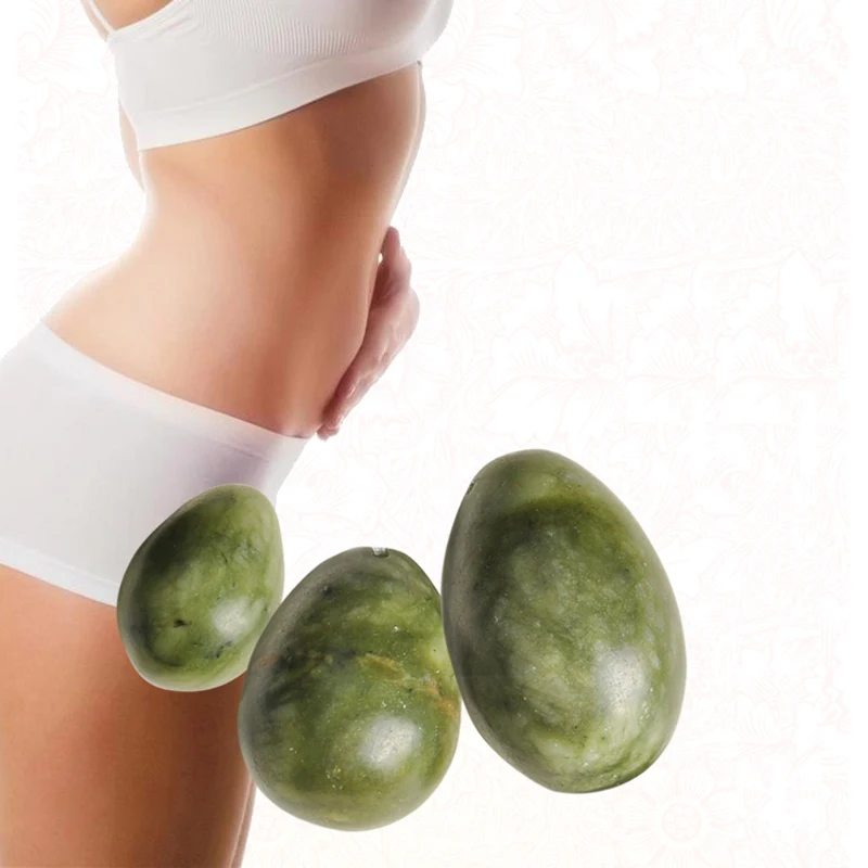 

Vaginal Kegel Exercise Pelvic Muscle Exercise Tightening Ben Wa Ball Massager Drilled Yoni Eggs Jade For Women