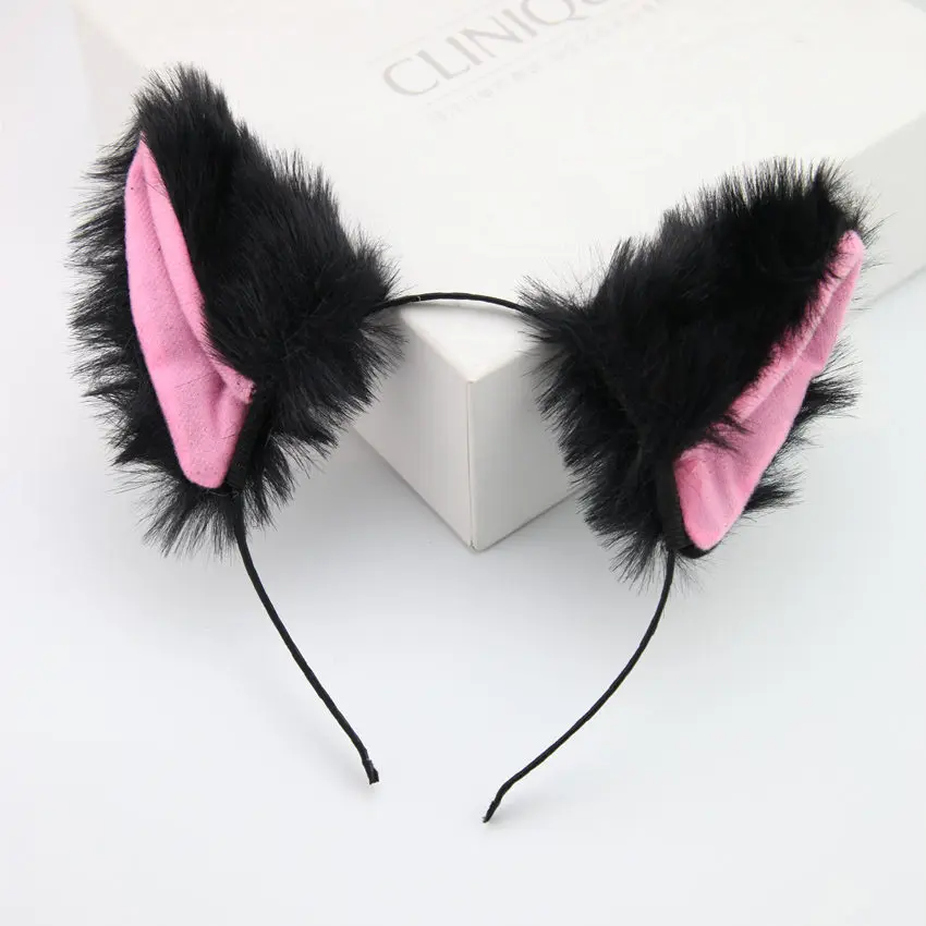 

Anime Neko Cat Ears Halloween Party COSPLAY Anime Dance Fox Ear Party Accessories Headwear Acessories Cosplay sailor moon plush