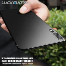 LuckGuard Ультратонкий Мягкий чехол для телефона huawei P20 Lite P30 Pro роскошный силиконовый тонкий противоударный черный чехол для huawei P20 Pro