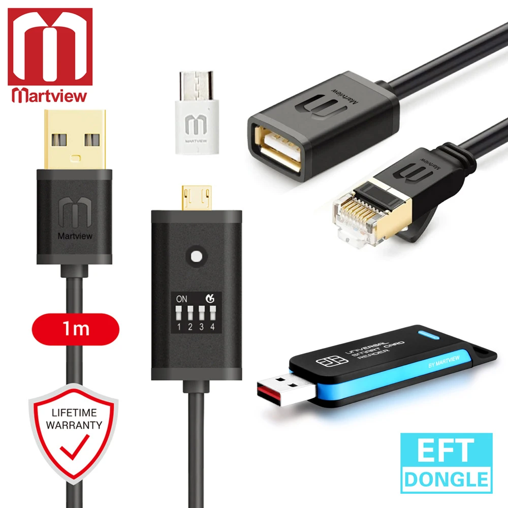 Martview EFT ключ для Samsung HTC Huawei + Бесплатный все загрузочный кабель (легкое