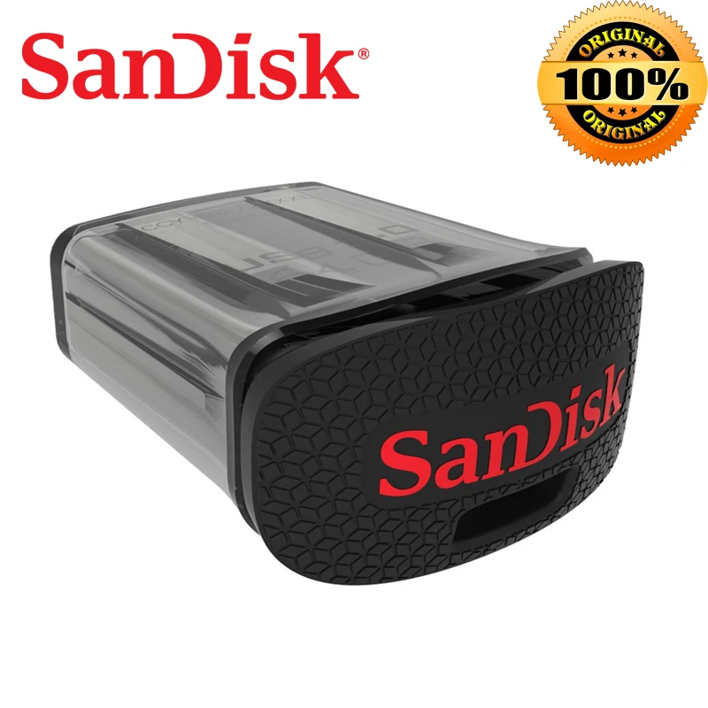 SanDisk usb flash 64GB 32GB 16GB pen Support Official Verification Ultra FIT USB 3.0 Flash DriveMini Pen Drive Up To 130m/s