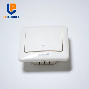 

Z-Wave Plus EU 868.42MHz single wall ON/OFF switch socket module TZ36S with Single Paddle 80x80mm Max load 1380W