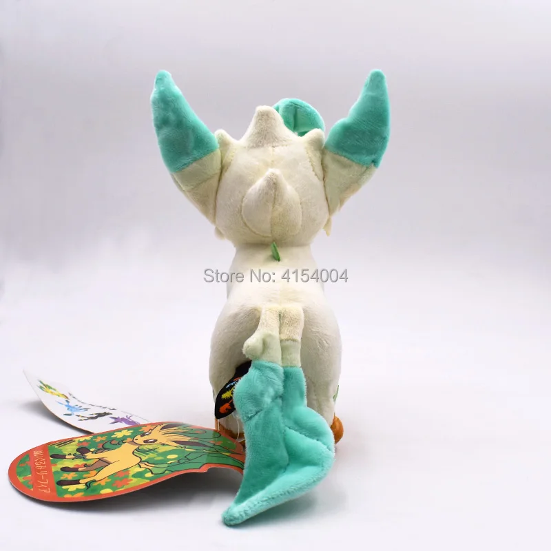 20 см аниме Peluche кукла стоящая Leafeon животное плюшевая качественная игрушка мультфильм Рождественский подарок для детей