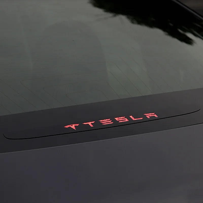 Для Tesla модель 3 задний тормозной фонарь Наклейка 3D акриловая наклейка