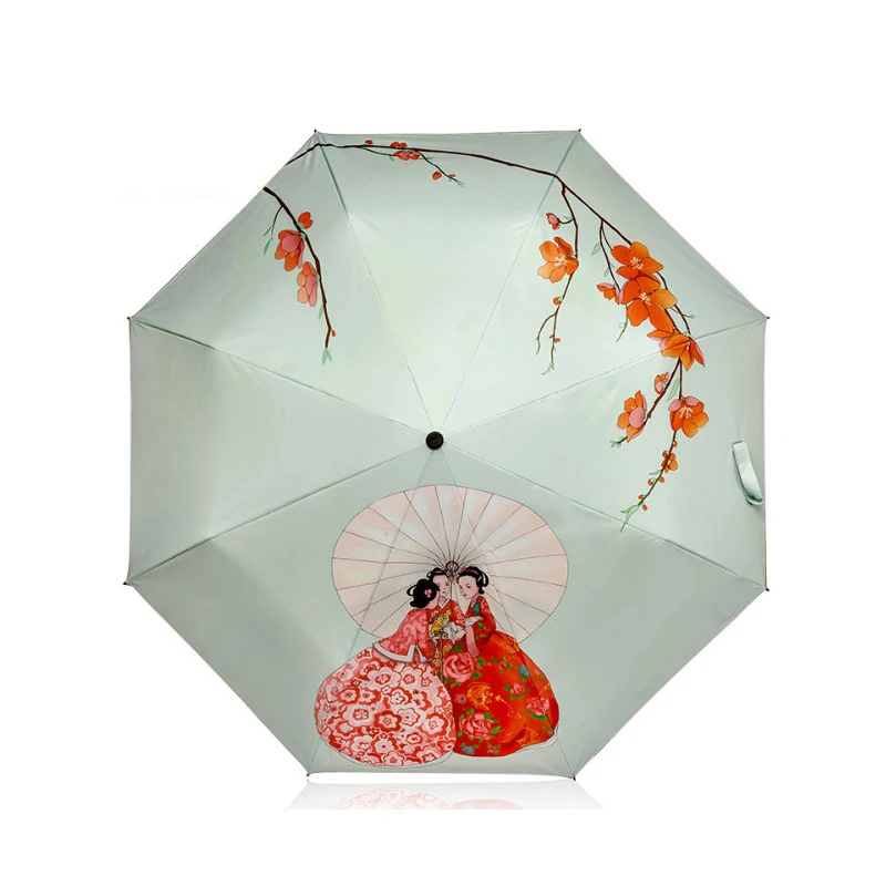 

Windproof Reverse Non--Automatic Umbrella Folding Business Solid Sunshade Umbrella