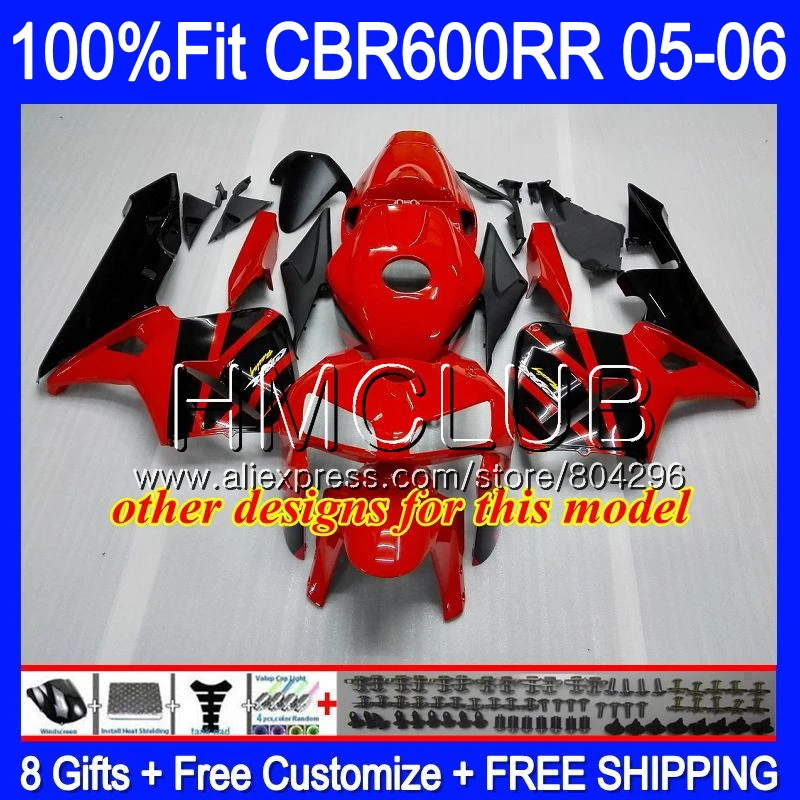 Литые изделия для Honda CBR 600RR 600F5 CBR600 RR 05 06 64HM. 14 CBR600F5 граффити красный CBR600RR F5 05 06 CBR 600 RR 2005 2006 обтекатель