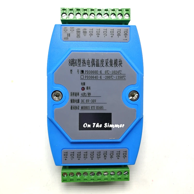 8 способ K модуль сбора термопары modbus rtu протокол 485