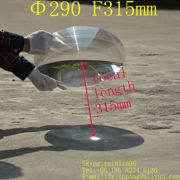 

Diameter 290 focal length 315mm Fresnel lens stage lighting condenser lens thread traffic light lens magnify lens