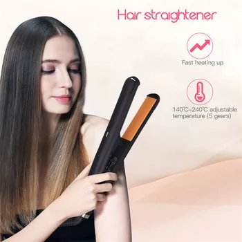 

Professional Tourmaline Ceramic Hair Straightener Temperature Adjustable Hair Flat Straightening Iron Fast Heating Styling Tool