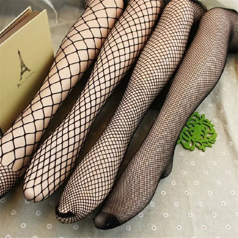 

10PCS/LOT Fishnet Tights Pantyhose Anti-hook Nylon Stockings Tights Women Tights Slim Toe Transparent Medias Temptation Hosiery