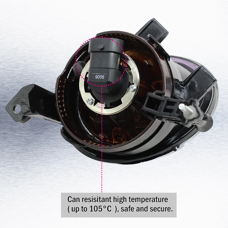 Cawanerl для Volkswagen Tiguan 100W Противотуманные фары Дневные Фары Светильник 9006 HB4 галогенные лампы дневного света светильник DRL 12V 2012 2013