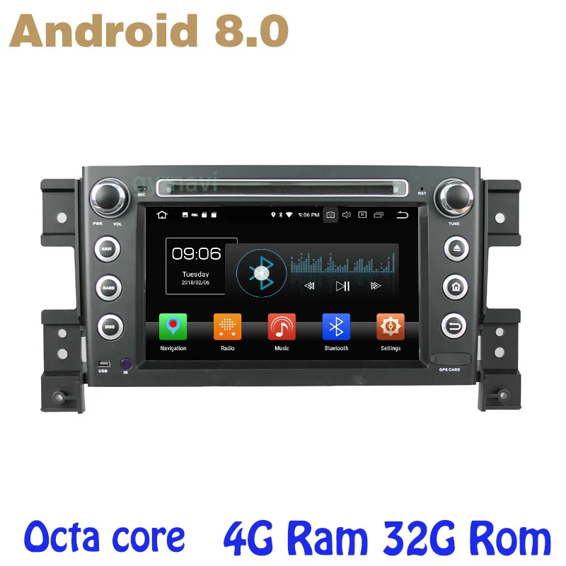 Best for Suzuki grand vitara 2005-2013 Android 8.0 car dvd gps with Octa core PX5 4G RAM 32G ROM wifi 4g usb auto Multimedia 0 Best for Suzuki grand vitara 2005-2013 Android 8.0 car dvd gps with Octa core PX5 4G RAM 32G ROM wifi 4g usb auto Multimedia 0