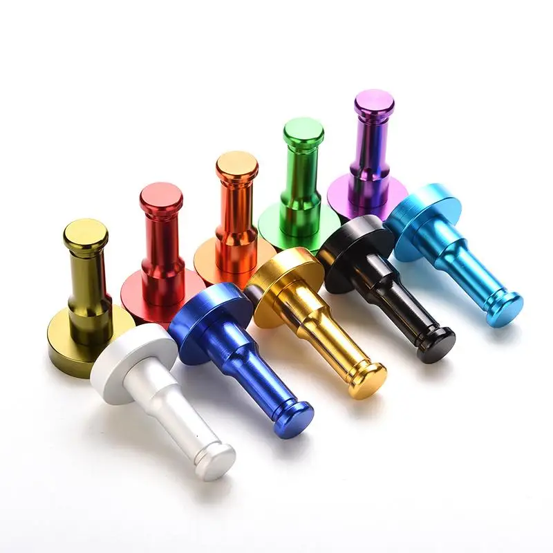 1 Pcs Gancho Da Parede Cabides Toalha Otário Acessórios Chapéu Brasão Robe Gancho de Porta Do Banheiro de Alumínio Espaço Robe Ganchos de Decoração Para Casa