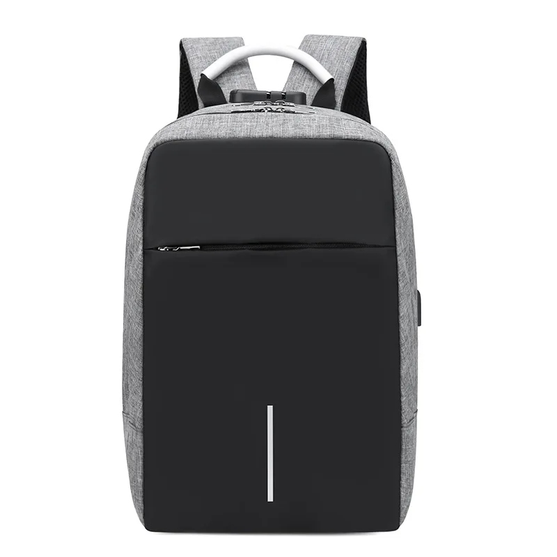 

Bler USB Charging Backpacks Password Lock Anti Theft 15.6inch Laptop Business Backpack Waterproof Oxford Computer Bag Travel Bag