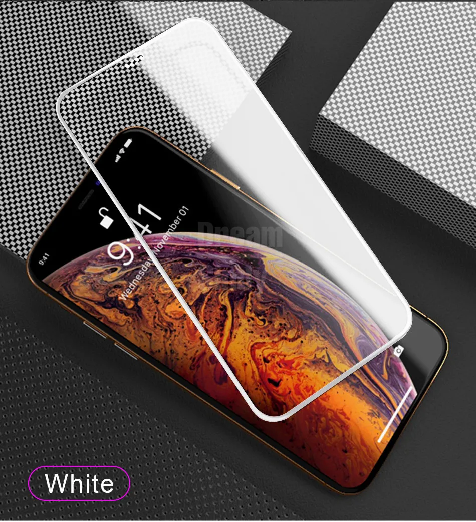 20D изогнутое полное Защитное стекло для iphone 7 8 6 6s PLus закаленное стекло для экрана для iphone X XR XS Max 11 защитная пленка
