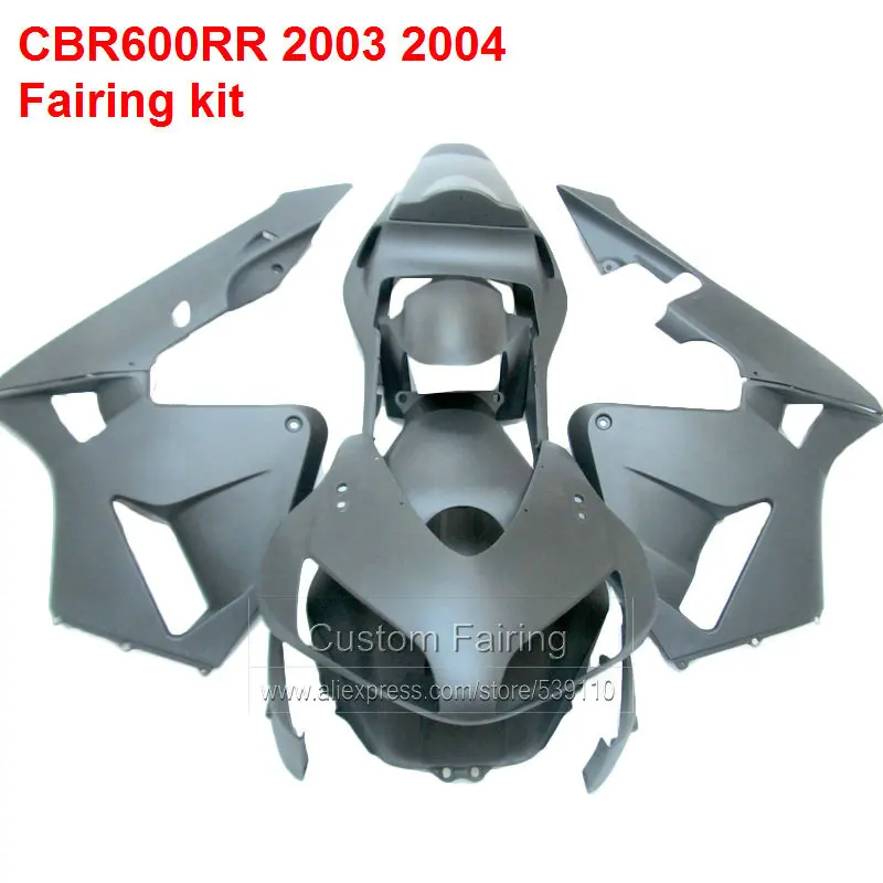 Fairings Body สำหรับ HONDA CBR600RR 0304 (Matte Black) รูปลอก fairing