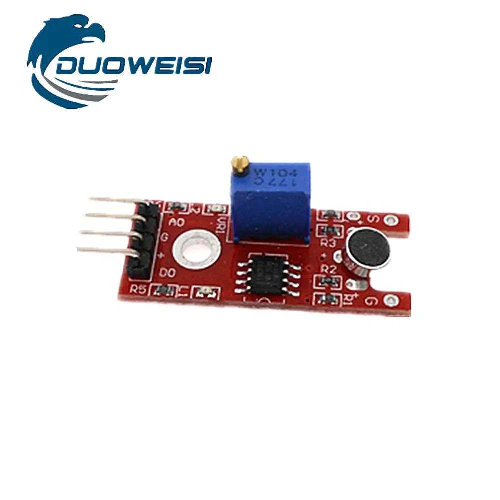 

Microphone Sensor AVR PIC High Sensitivity Sound Detection Module For Arduino