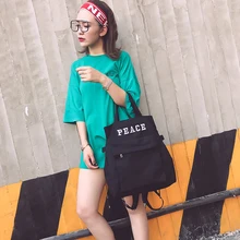 Изготовленная на заказ вместительная сумка для покупок дизайн белая молния унисекс модные дорожные холщовые сумки