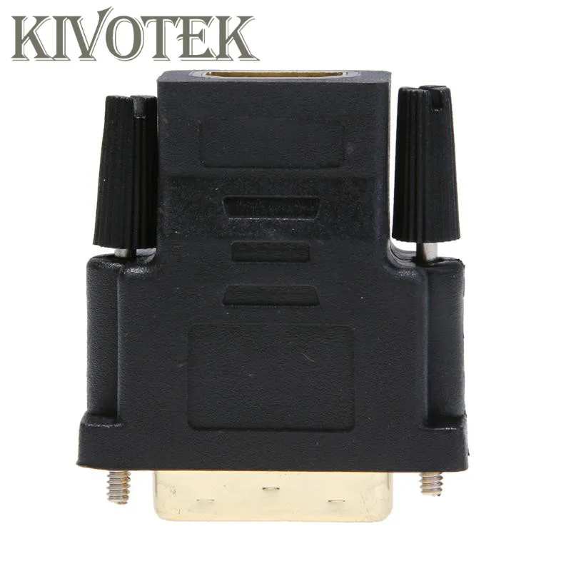 Кабель переходник HDM DVI 24 + 1 Pin Позолоченный разъем Мама папа для ПК монитора HDTV