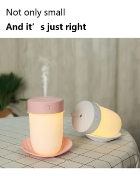 

Hot sale New arrive Mini Colorful Conversion Light Lamp with Air Humidification Function USB Hydrating Air Purifier
