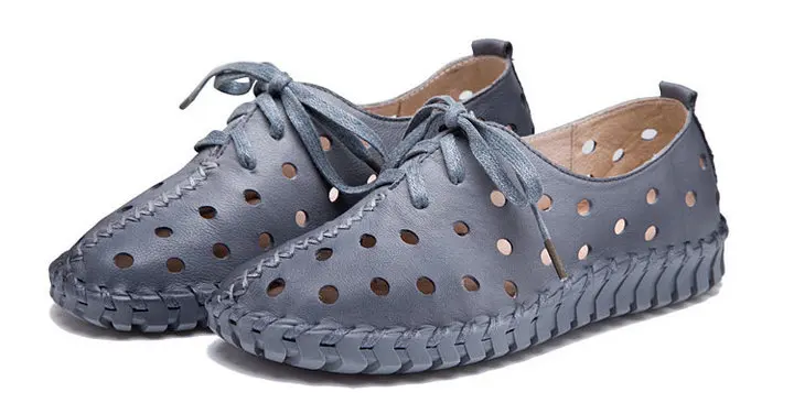 Sneakers Casual Women Flats Shoes Summer Women Hot Authentic Leather Comfortable Shoes For Female Footwear (15)
