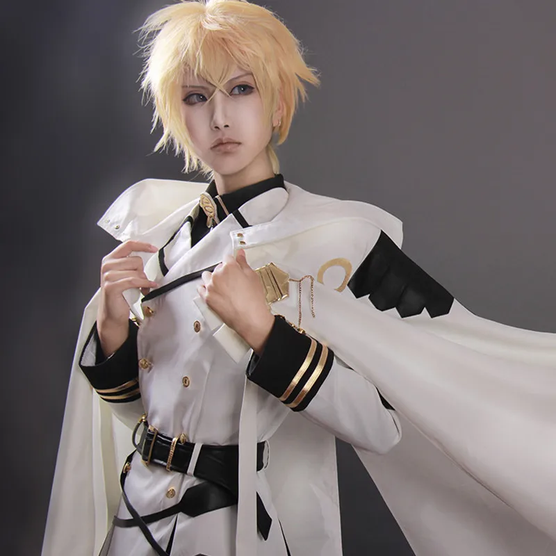 Аниме Серафим конца Owari no Seraph Mikaela Hyakuya униформа косплей костюм полный комплект