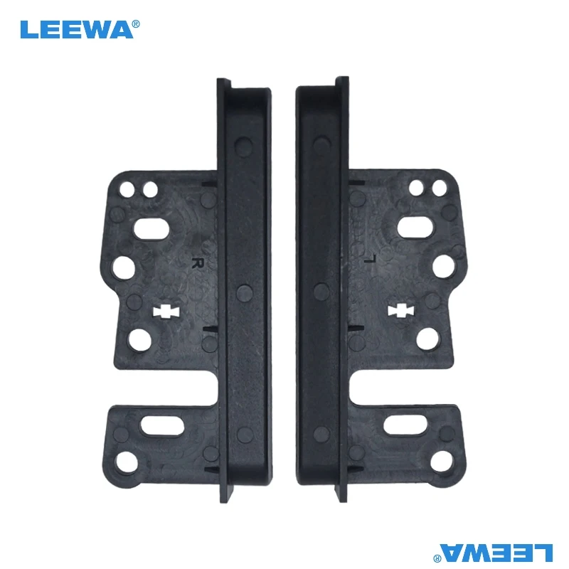 

LEEWA 5pair Universal Bracket For Toyota 2 Din Stereo Panel Fascia Radio DVD Dash Mount Trim Kit Refit From 202*102mm #CA1662