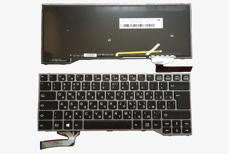 Новая RU Клавиатура для Fujitsu Lifebook E733 E734 E743 E744 клавиатура с подсветкой Русская клавиатура для ноутбука