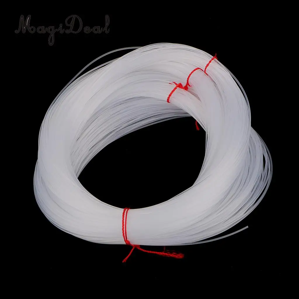 MagiDeal 100 Meters Clear Nylon String Thread 1mm Dia. Fishing Line for Boat/Cast Fishing with the Thick Line Diameter -Clear