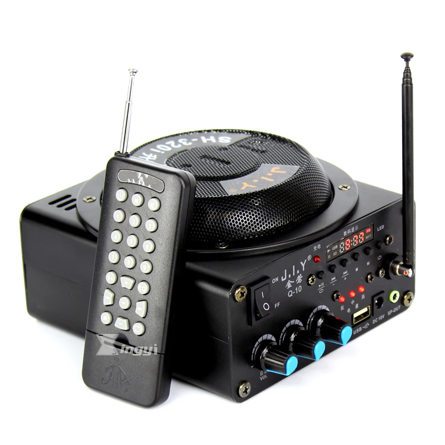 Беспроводной охотничий mp3 плеер с дистанционным управлением 65 Вт 1500 м|usb speaker|speaker