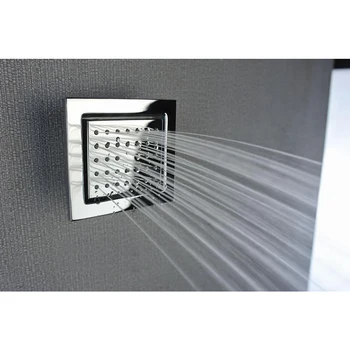 

1 Pcs Big Brass Square Massage Shower Body Jet Spray Spayer For Spa Bath & Shower Faucet -Free Shipping