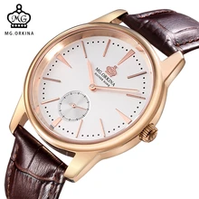 MG. ORKINA Watch Men Quartz-Watch Luxury Brand Leather Belt Men’s Watch Clock Male Waterproof Relogios Masculinos Montre Homme
