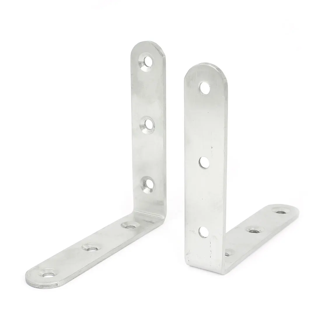 

2 Pcs 100Mm X 100Mm Corner Brace Joint Right Angle Brackets Fasteners