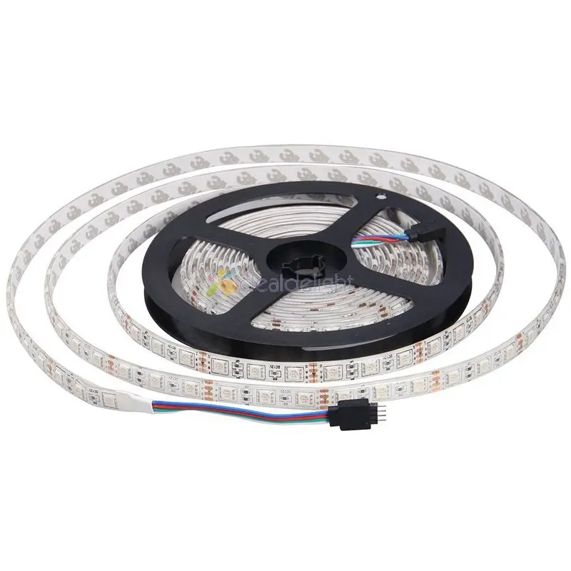 24V 5050 SMD светодиодный 60 Светодиодный s/m 5 м/лот, IP20/IP65/IP67 водонепроницаемый гибкий светодиодный светильник, белый теплый белый RGB