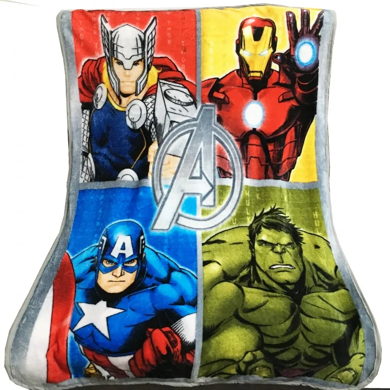 

Disney Justice Legend Super Hero Avengers Plush Throw Fleece Blanket Throw for Boys BedSpread Manta Sofa Bedroon Decor 100x115cm