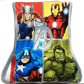 

Disney Justice Legend Super Hero Avengers Plush Throw Fleece Blanket Throw for Boys BedSpread Manta Sofa Bedroon Decor 100x115cm