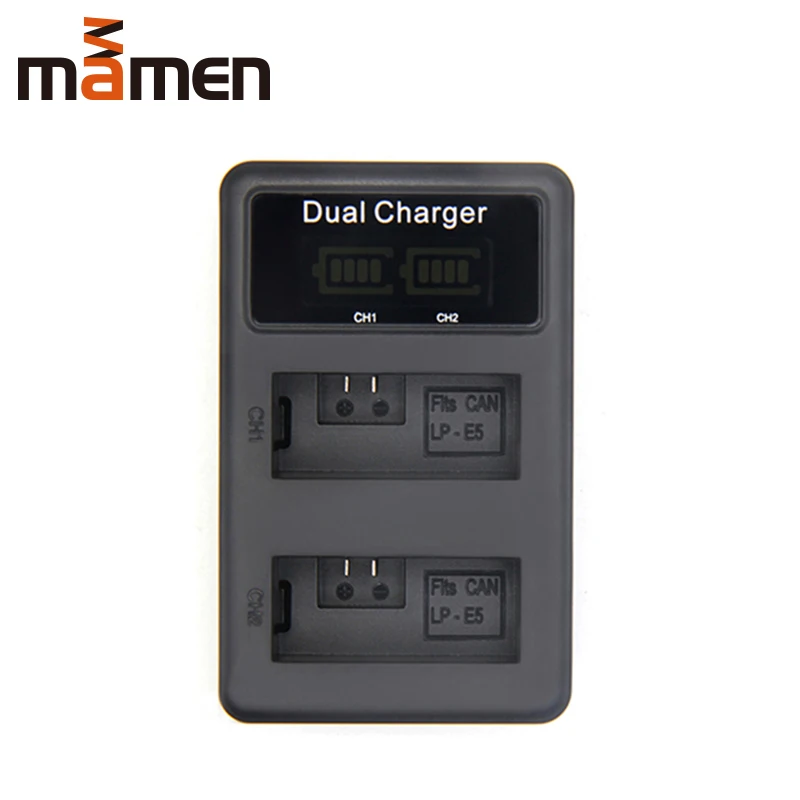 

Mamen 1080mAh LP-E5 LPE5 LP E5 LI-ION Battery & Battery Charger Kit for Canon EOS Rebel XS, Rebel T1i, Rebel XSi, 1000D, 500D