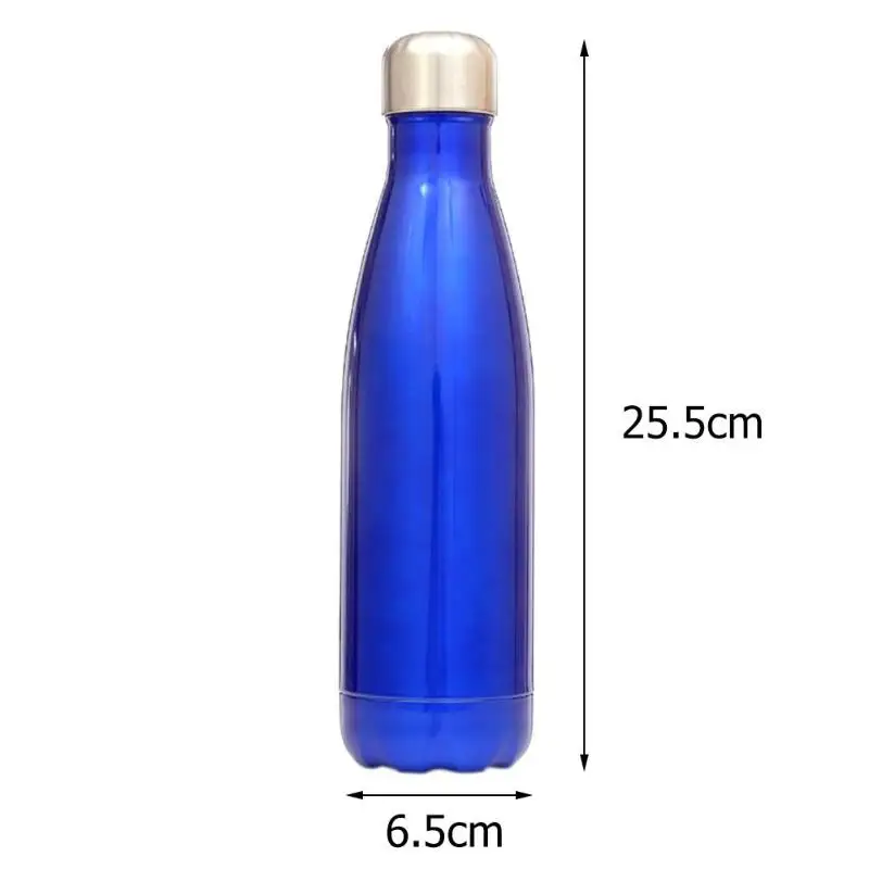 500 мл термо бутылка для воды из нержавеющей стали термальная холодная чашка для активного отдыха на велосипеде спортивные бутылки для воды чайник для питья